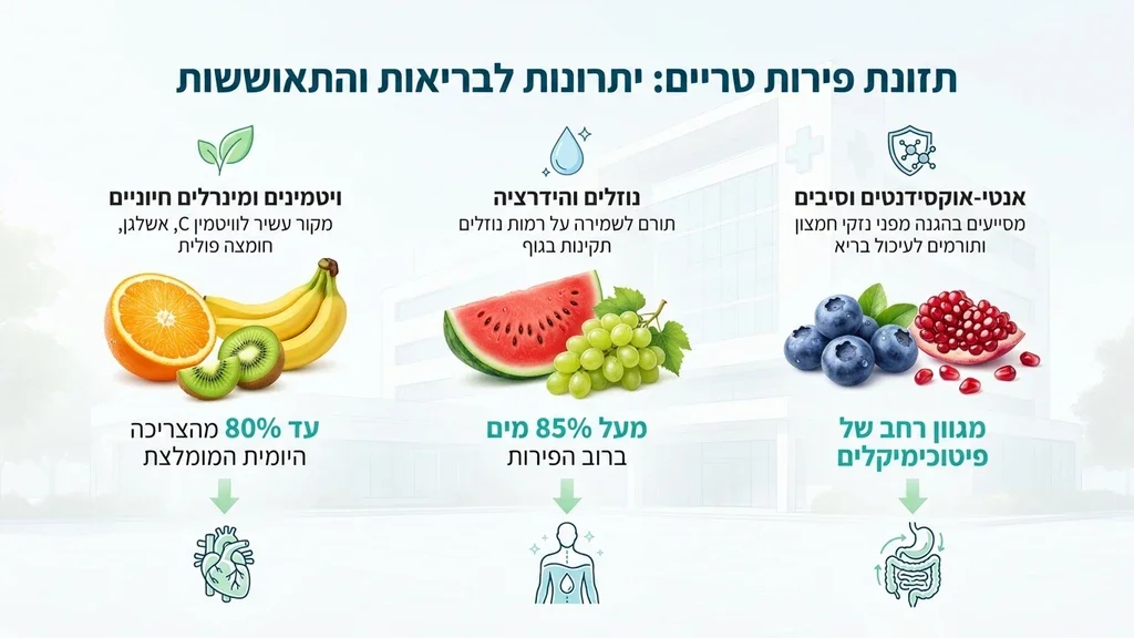 מגשי פירות ברזילי בית חולים אשקלון