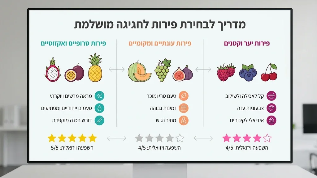 פלטת פירות באירוע חינה עם פירות טרופיים